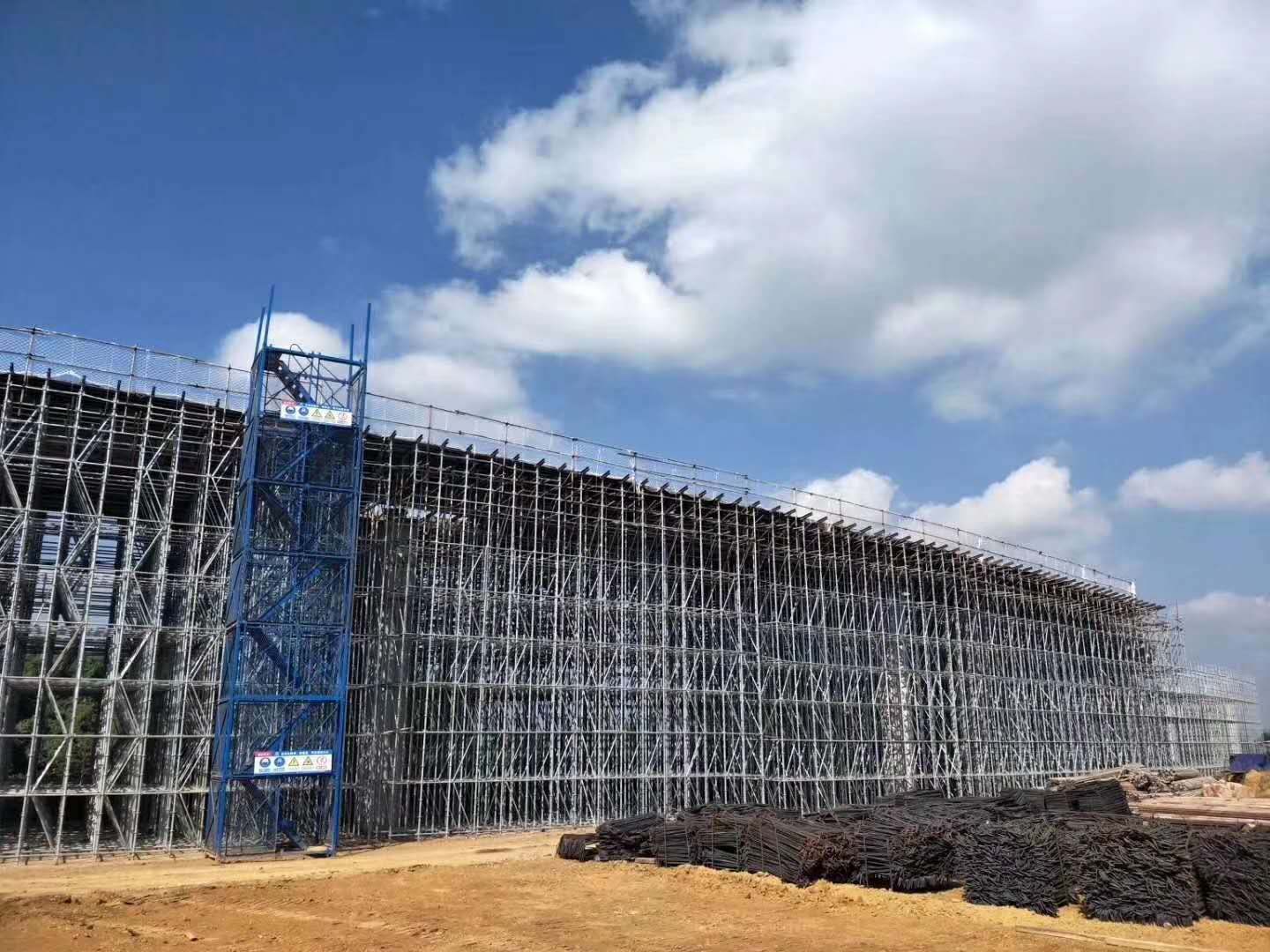盤扣腳手架搭建周期短，經濟效益好！